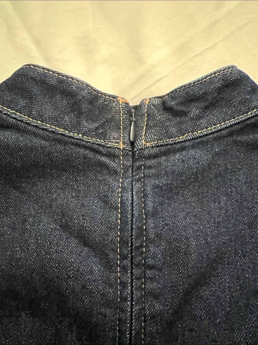 Calvin Klein Jeans Dark Denim Midi Dress L - Picture 9 of 14